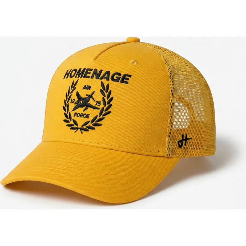 homenage-jet-military-surplus-the-trucker-yellow-trucker-hat