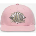 flache-rosa-snapback-kappe-lasky-skylines-the-retro-von-homenage