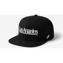 casquette-plate-noire-snapback-los-angeles-skylines-the-snap-homenage
