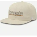 homenage-flat-brim-los-angeles-skylines-the-snap-beige-snapback-cap