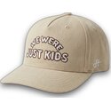 shapka-izvita-bezhov-snapback-the-retro-na-gorra-curva-beige-snapback-just-kids-the-retro-ot-homenage