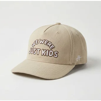 Gorra curva beige snapback Just Kids The Retro de Homenage