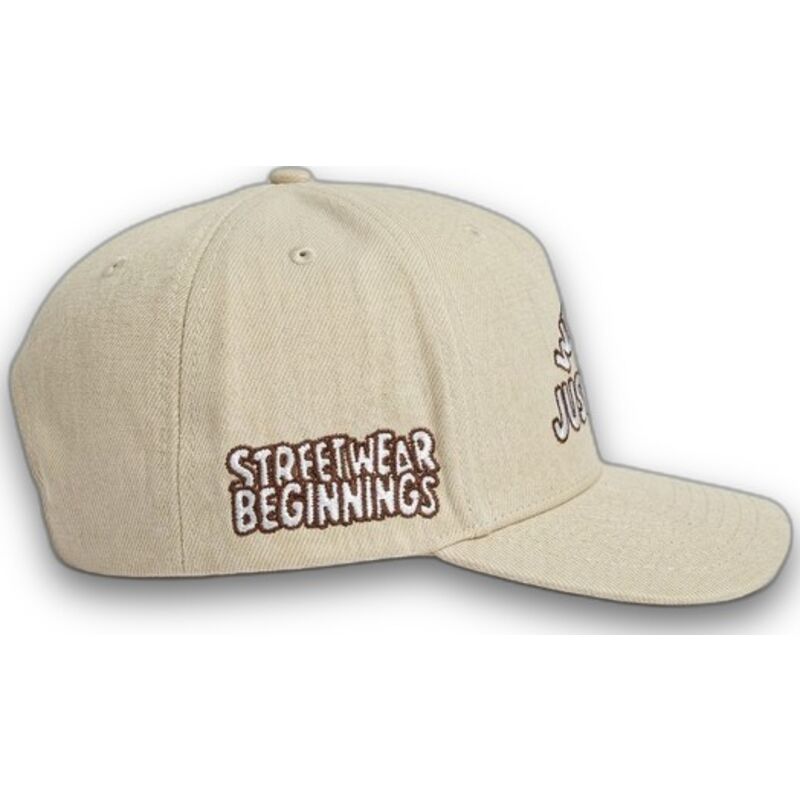 shapka-izvita-bezhov-snapback-the-retro-na-gorra-curva-beige-snapback-just-kids-the-retro-ot-homenage