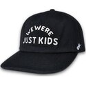 sort-snapback-kasket-med-buet-skygge-just-kids-the-retro-fra-homenage