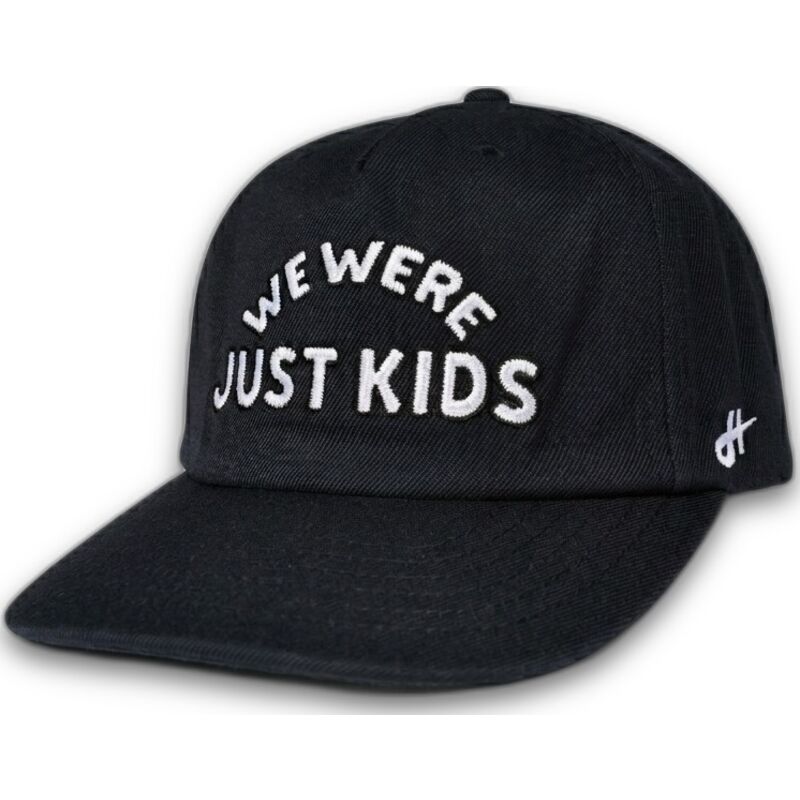 sort-snapback-kasket-med-buet-skygge-just-kids-the-retro-fra-homenage