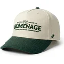 gorra-curva-beige-y-verde-snapback-liberty-sport-the-retro-de-homenage