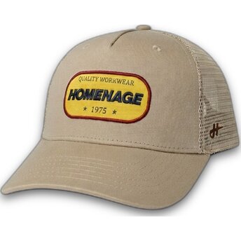 Homenage Work 1975 Workwear The Trucker Бежова Шофьорска Шапка