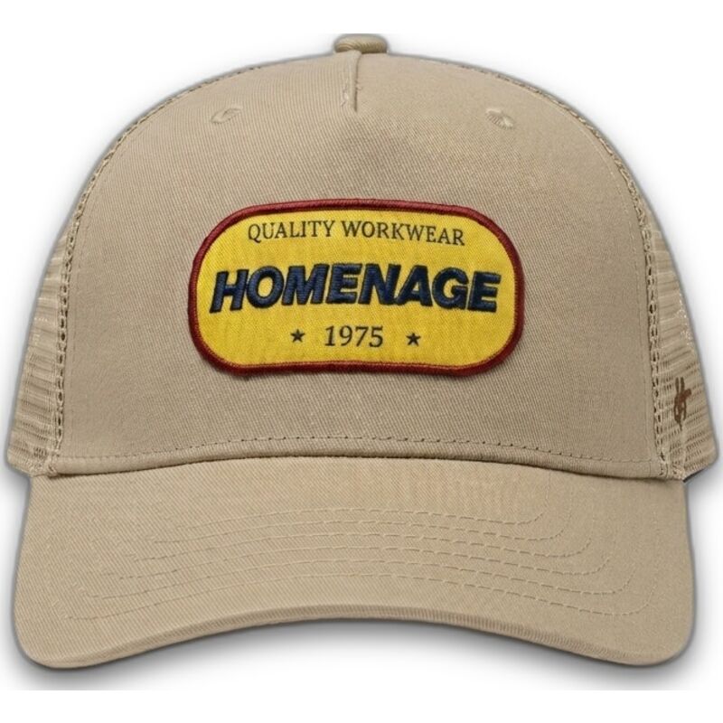 shapka-izvita-traker-bezhov-snapbek-the-trucker-work-1975-workwear-the-ot-homenage shapka-izvita-traker-bezhov-snapbek-the-trucker-work-1975-workwear-the-ot-homenage