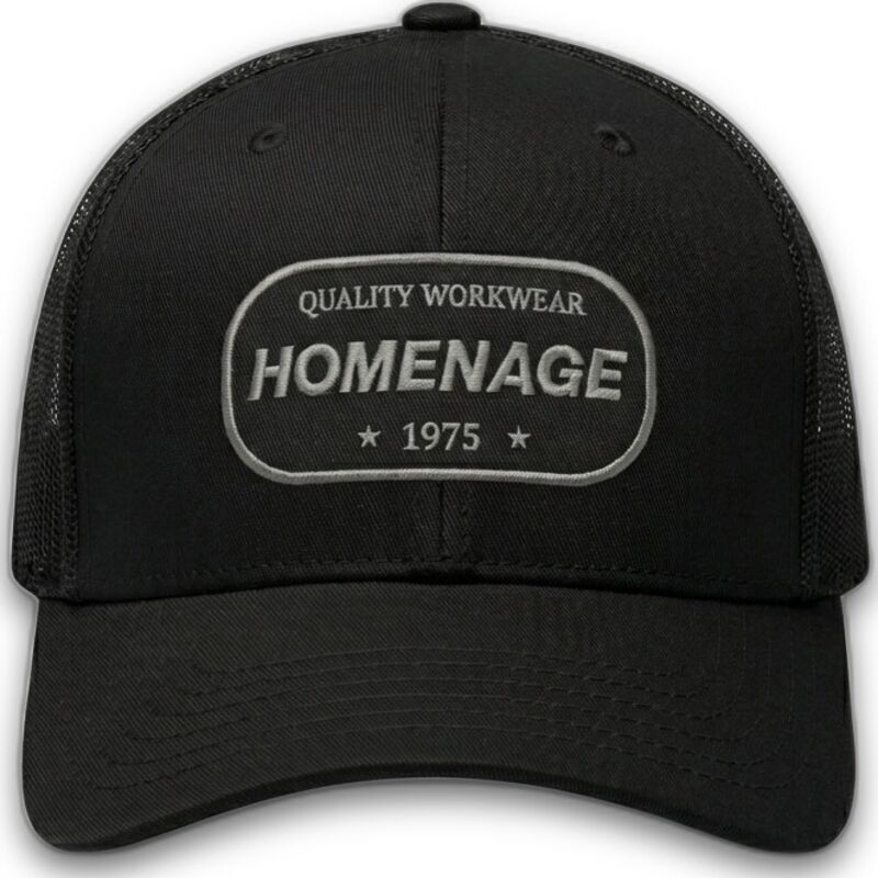 sort-trucker-kasket-work-1975-workwear-the-trucker-fra-homenage