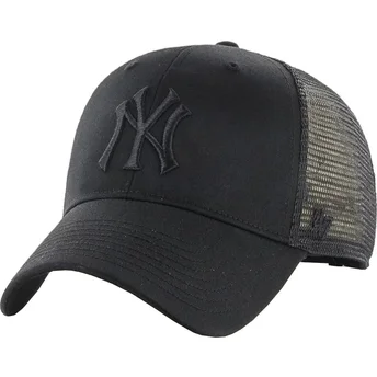 Шапка извита тракер черна снапбек на New York Yankees MLB от 47 Brand