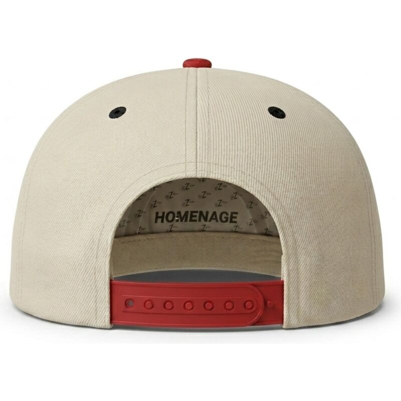flad-kasket-beige-og-rod-snapback-nysky-skylines-the-snap-fra-homenage