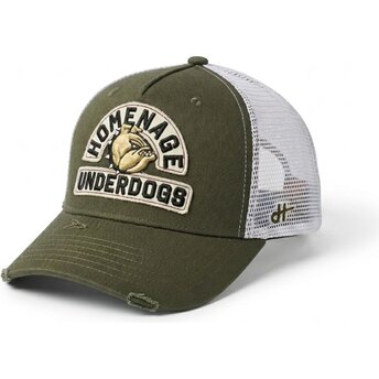 Шапка извита тракер зелена снапбек The Trucker Underdogs The от Homenage