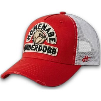 Trucker-Cap rot und weiß Underdogs The Trucker von Homenage