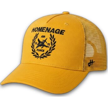 Homenage Jet Military Surplus The Trucker Yellow Trucker Hat