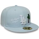 casquette-plate-bleue-claire-ajustee-59fifty-city-icon-los-angeles-dodgers-new-era