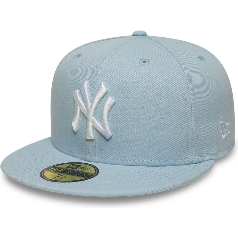 gorra-plana-azul-claro-ajustada-59fifty-league-essential-de-new-york-yankees-mlb-de-new-era