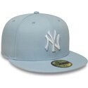 new-era-ploska-kozirka-59fifty-league-essential-new-york-yankees-mlb-svetlosinya-prilepnala-shapka
