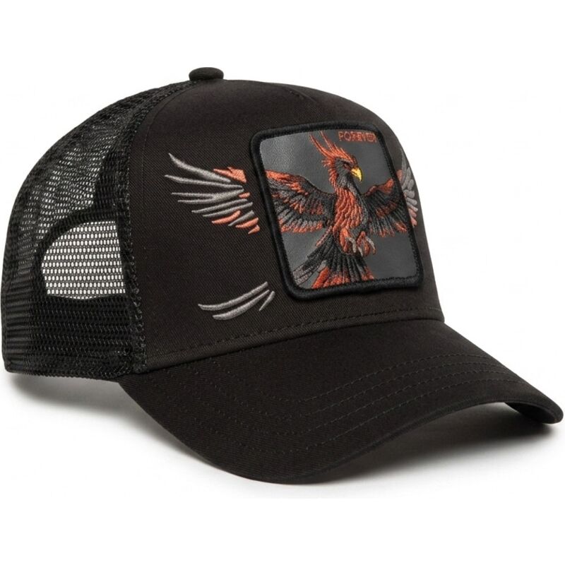 shapka-izvita-traker-cherna-snapbek-wings-forever-the-farm-ot-goorin-bros