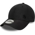 shapka-izvita-cherna-reguliruem-9forty-tonal-flawless-na-new-york-yankees-mlb-ot-new-era