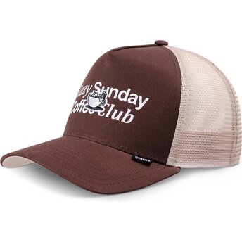 Casquette trucker marron et beige HFT Guy in a Cup Djinns