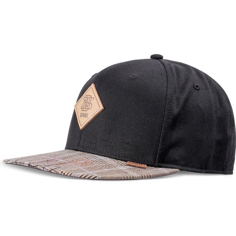 casquette-plate-noire-et-grise-snapback-crinklecheck-rev-djinns