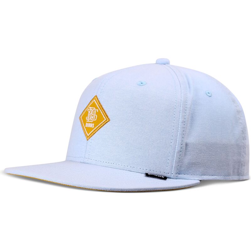 casquette-plate-bleue-snapback-avec-logo-jaune-oxfordcontra-djinns