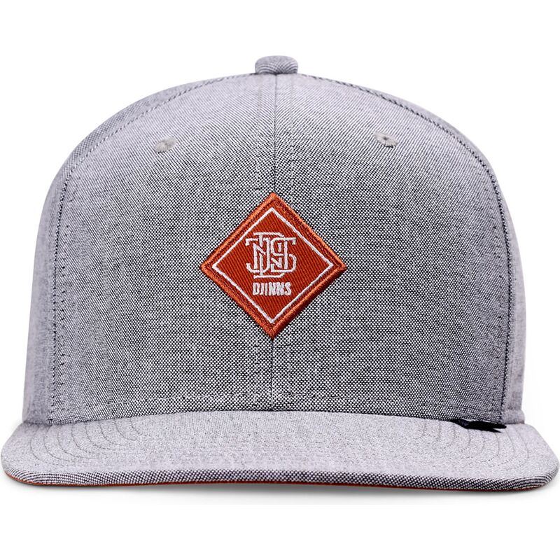 djinns-flat-brim-red-logo-oxfordcontra-grey-snapback-cap