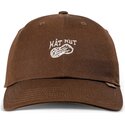 casquette-courbee-marron-fonce-ajustable-dad-hat-nut-djinns