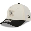 shapka-izvita-bezhov-snapbek-9forty-m-crown-training-pack-2026-na-las-vegas-raiders-nfl-ot-new-era