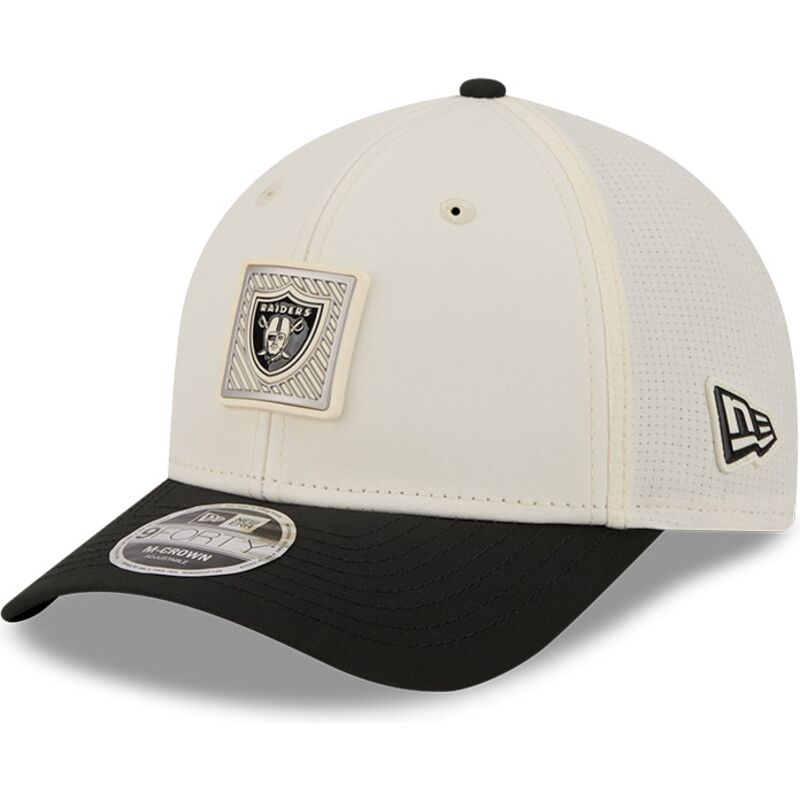 shapka-izvita-bezhov-snapbek-9forty-m-crown-training-pack-2026-na-las-vegas-raiders-nfl-ot-new-era