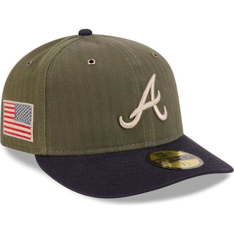 grune-gebogene-verstellbare-59fifty-pre-curved-american-herringbone-kappe-der-atlanta-braves-mlb-von-new-era