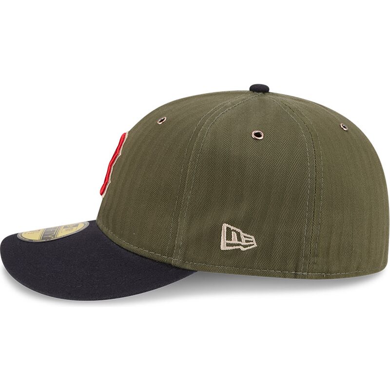 casquette-courbee-verte-ajustee-59fifty-pre-curved-american-herringbone-boston-red-sox-mlb-new-era casquette-courbee-verte-ajustee-59fifty-pre-curved-american-herringbone-boston-red-sox-mlb-new-era