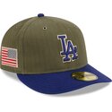 shapka-izvita-zelena-reguliruema-59fifty-pre-curved-american-herringbone-na-los-angeles-dodgers-mlb-ot-new-era
