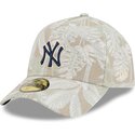 shapka-izvita-bezhov-prilepnala-59forty-a-frame-leafy-palm-na-new-york-yankees-mlb-ot-new-era