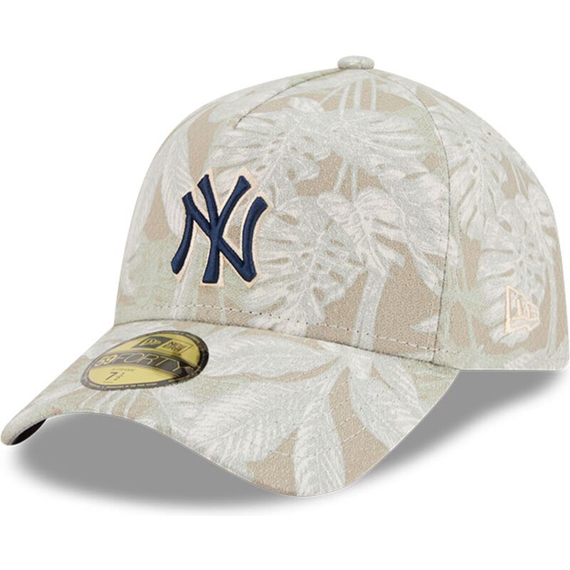 shapka-izvita-bezhov-prilepnala-59forty-a-frame-leafy-palm-na-new-york-yankees-mlb-ot-new-era