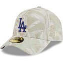 new-era-izvita-periferiya-59forty-a-frame-leafy-palm-los-angeles-dodgers-mlb-bezhova-prilepnala-shapka