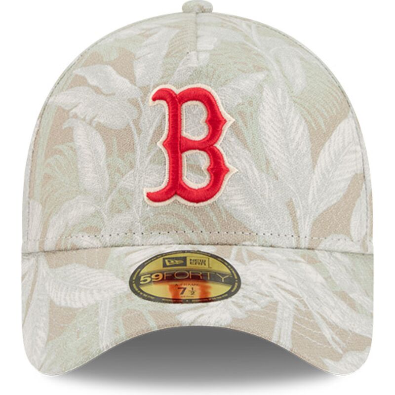 shapka-izvita-bezhov-prilepnala-59forty-a-frame-leafy-palm-na-boston-red-sox-mlb-ot-new-era