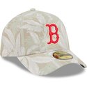 shapka-izvita-bezhov-reguliruema-59forty-a-frame-leafy-palm-na-boston-red-sox-mlb-ot-new-era