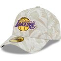 shapka-izvita-bezhov-reguliruema-59forty-a-frame-leafy-palm-na-los-angeles-lakers-nba-ot-new-era