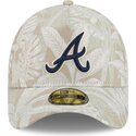 shapka-izvita-bezhov-prilepnala-59forty-a-frame-leafy-palm-na-atlanta-braves-mlb-ot-new-era