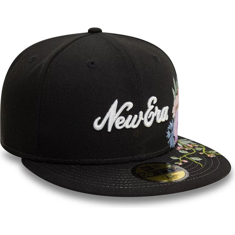 shapka-ploska-cherna-prilepnala-59fifty-floral-emb-ot-new-era shapka-ploska-cherna-prilepnala-59fifty-floral-emb-ot-new-era