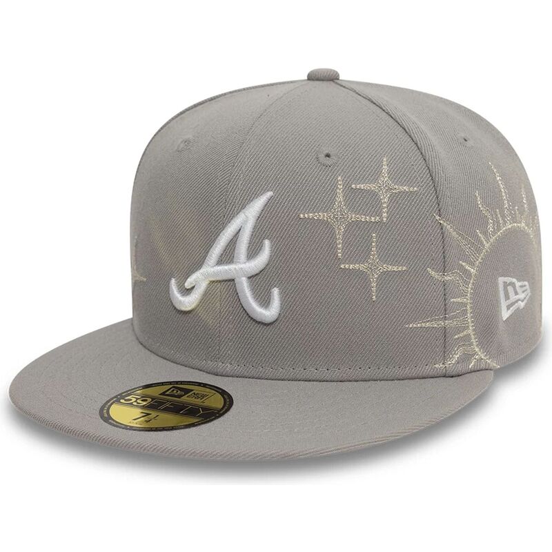 graue-anliegende-59fifty-flatcap-zodiac-der-atlanta-braves-mlb-von-new-era
