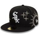 shapka-ploska-cherna-prilepnala-59fifty-zodiac-na-chicago-white-sox-mlb-ot-new-era