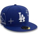 shapka-ploska-sinya-prilepnala-59fifty-zodiac-na-los-angeles-dodgers-mlb-ot-new-era