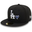shapka-ploska-cherna-prilepnala-59fifty-heart-icon-na-los-angeles-dodgers-mlb-ot-new-era