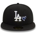 shapka-ploska-cherna-prilepnala-59fifty-heart-icon-na-los-angeles-dodgers-mlb-ot-new-era
