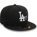 shapka-ploska-cherna-prilepnala-59fifty-heart-icon-na-los-angeles-dodgers-mlb-ot-new-era