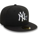shapka-ploska-cherna-reguliruema-59fifty-heart-icon-na-new-york-yankees-mlb-ot-new-era