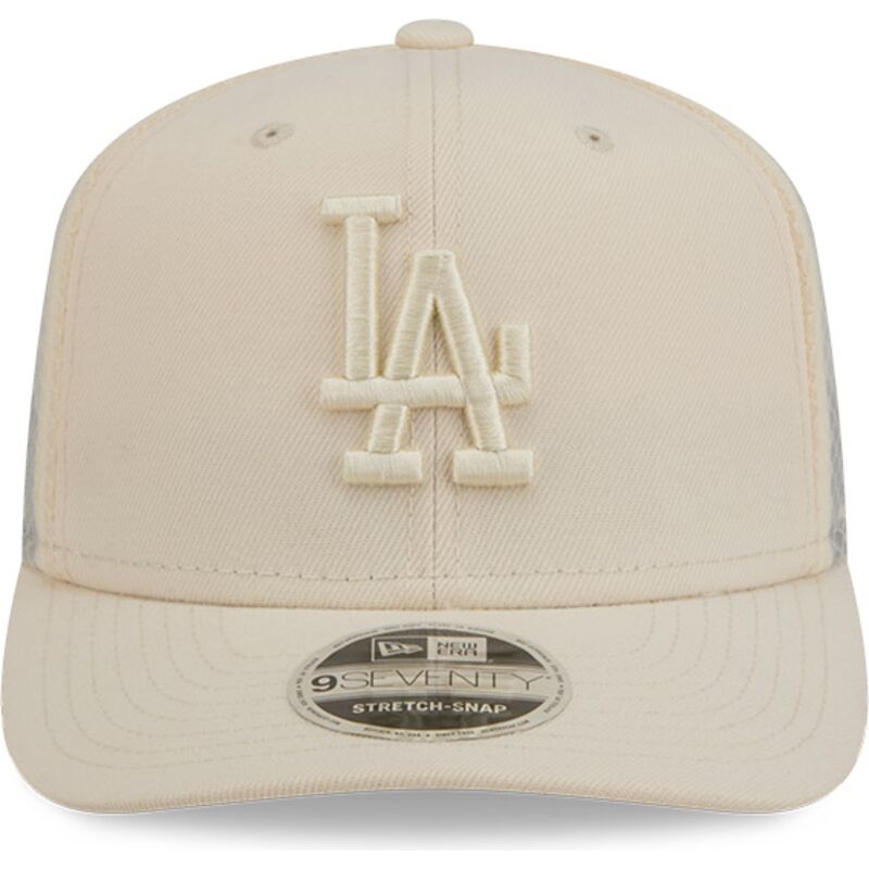 shapka-izvita-bezhov-snapbek-9seventy-stretch-snap-color-pack-na-los-angeles-dodgers-mlb-ot-new-era