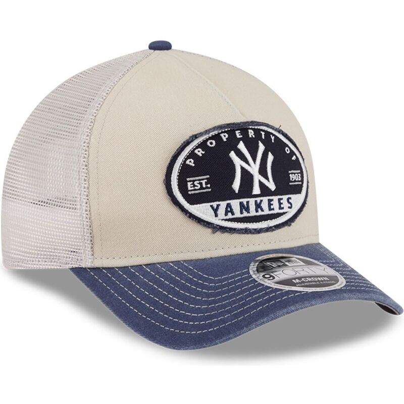 shapka-izvita-traker-mnogocveten-snapbek-9forty-m-crown-a-frame-fray-na-new-york-yankees-mlb-ot-new-era shapka-izvita-traker-mnogocveten-snapbek-9forty-m-crown-a-frame-fray-na-new-york-yankees-mlb-ot-new-era